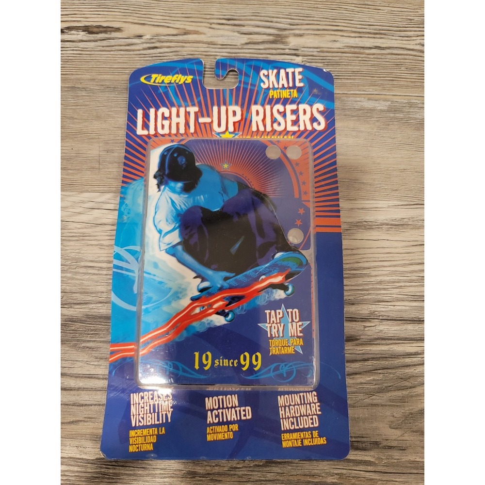 Y2K Skateboard light-up risers motion activated lights New sealed